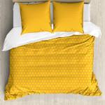 Reduzierte Gelbe Retro Allergiker Abakuhaus Bettwäsche Sets & Bettwäsche Garnituren aus Polyester 155x220 