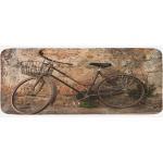 Abakuhaus Küchenläufer »Plüsch Dekorative Küchenmatte mit rutschfester Rückseite«, rechteckig, Verlassen Rusty Vintage Fahrrad