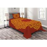 Reduzierte Orange Moderne Abakuhaus Tagesdecken & Bettüberwürfe aus Polyester 220x220 