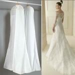 Reduzierte Weiße Kleidersäcke & Kleiderhüllen durchsichtig für die Braut 