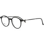 Dunkelgraue Runde Brillenfassungen aus Kunststoff für Damen 