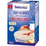 Abendbrei Milch Milchreis mit Apfel ab dem 5. Monat Bebivita (500 g)