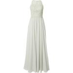 Pastellgrüne Ärmellose Laona Maxi Lange Abendkleider mit Perlen mit Reißverschluss aus Spitze für Damen Größe XS 