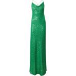 Grüne Bestickte Ärmellose TFNC Maxi Wasserfall-Ausschnitt Abendkleider rückenfrei aus Polyester für Damen Größe XS 
