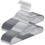 Reduzierte Silberne Rutschfeste Kleiderbügel aus Kunststoff 50-teilig 