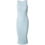 Pastellblaue Unifarbene Ärmellose Bandage-Kleider & Bodycon-Kleider aus Polyamid enganliegend für Damen Größe M 