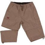 Sandfarbene Unifarbene Abraxas Zip Off Hosen & Zipphosen mit Reißverschluss für Herren Größe 10 XL 
