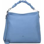 Blaue Abro Lederhandtaschen aus Leder für Damen 