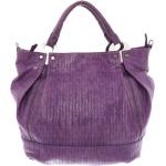 Violette Abro Lederhandtaschen mit Reißverschluss aus Leder für Damen 