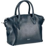 Marineblaue Elegante Abro Tote Bags & Henkeltaschen mit Reißverschluss aus Textil für Damen 