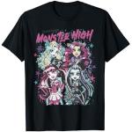 Schwarze Monster High Draculaura T-Shirts für Herren Größe S 