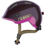 Fahrradhelm ABUS "SMILEY 3.0 ACE LED" Helme lila (royal purple) Fahrradhelme für Erwachsene