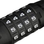 ABUS Zahlenkabelschloss Tresor 6512C/180 black