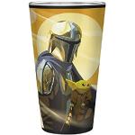 Star Wars Yoda Runde Wassergläser 400 ml aus Glas spülmaschinenfest 