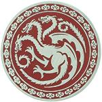 Roter Game of Thrones Haus Targaryen Metallschmuck für Herren 