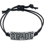 Schwarze AC/DC Armbänder 