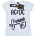 Weiße Langärmelige AC/DC Damenbandshirts Größe XXL 