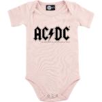 Rosa AC/DC Kinderbodys für Babys 
