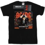 AC/DC Damen/Damen Live At River Plate Columbia Records Boyfriend-T-Shirt aus Baumwolle