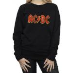 Schwarze Langärmelige AC/DC Damensweatshirts Größe XXL 