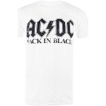 Reduzierte Weiße AC/DC Herrenbandshirts Größe M 