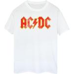 Weiße Langärmelige AC/DC Herrenbandshirts Größe 3 XL 