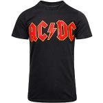 AC/DC Rundhals-Ausschnitt Herrenbandshirts aus Baumwolle maschinenwaschbar Größe XL 