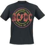 Schwarze AC/DC Bio Herrenbandshirts Größe XXL für Festivals 