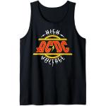 Schwarze AC/DC Tank-Tops für Herren Größe S für den für den Sommer 