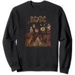 Schwarze AC/DC Herrensweatshirts mit Australien-Motiv Größe S 
