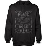 Schwarze AC/DC Herrenhoodies & Herrenkapuzenpullover Größe XXL 