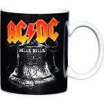 Reduzierte Schwarze AC/DC Kaffeetassen aus Porzellan 