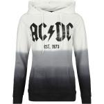 AC/DC Kapuzenpullover - Logo - S bis XXL - für Damen - Größe XL - weiß/schwarz - EMP exklusives Merchandise