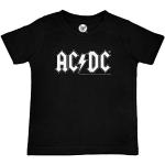 Schwarze AC/DC Kinder T-Shirts für Jungen Größe 128 