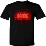 Schwarze AC/DC Bio Herrenbandshirts aus Baumwolle Größe XXL für Festivals 