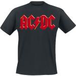 Schwarze AC/DC Rundhals-Ausschnitt Herrenbandshirts aus Baumwolle Größe M 
