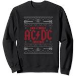 Schwarze AC/DC Herrensweatshirts Größe S Weihnachten 