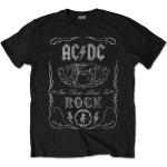 Schwarze Vintage AC/DC Herrenbandshirts Größe L 