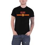 AC/DC T Shirt Band Logo and Stripe Angus Nue offiziell Herren