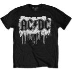 Schwarze AC/DC Herrenbandshirts Größe XL 