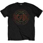 Schwarze AC/DC Herrenbandshirts Größe M 