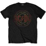 Schwarze AC/DC Herrenbandshirts Größe XXL 