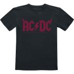 Schwarze AC/DC Rundhals-Ausschnitt Kinder T-Shirts für Babys 