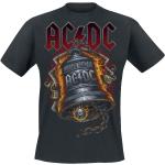 Schwarze AC/DC Rundhals-Ausschnitt Herrenbandshirts Größe L für Festivals 