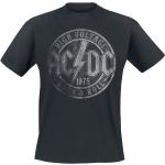 AC/DC T-Shirt - High Voltage 1975 - S bis XXL - für Männer - Größe M - schwarz - Lizenziertes Merchandise