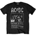 Schwarze AC/DC Herrenbandshirts Größe XXL 