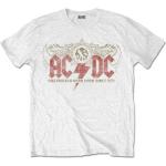 Weiße AC/DC Bandshirts Größe S 