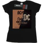 Schwarze Langärmelige AC/DC Damenbandshirts aus Baumwolle Größe XXL 