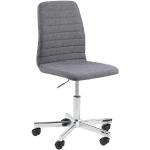 Hellgraue Design Bürostühle aus Chrom Breite 50-100cm, Höhe 50-100cm, Tiefe 50-100cm 
