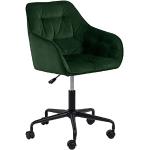 Grüne AC Design Furniture Bürostühle & Schreibtischstühle aus Samt Breite 50-100cm, Höhe 50-100cm, Tiefe 50-100cm 1-teilig 